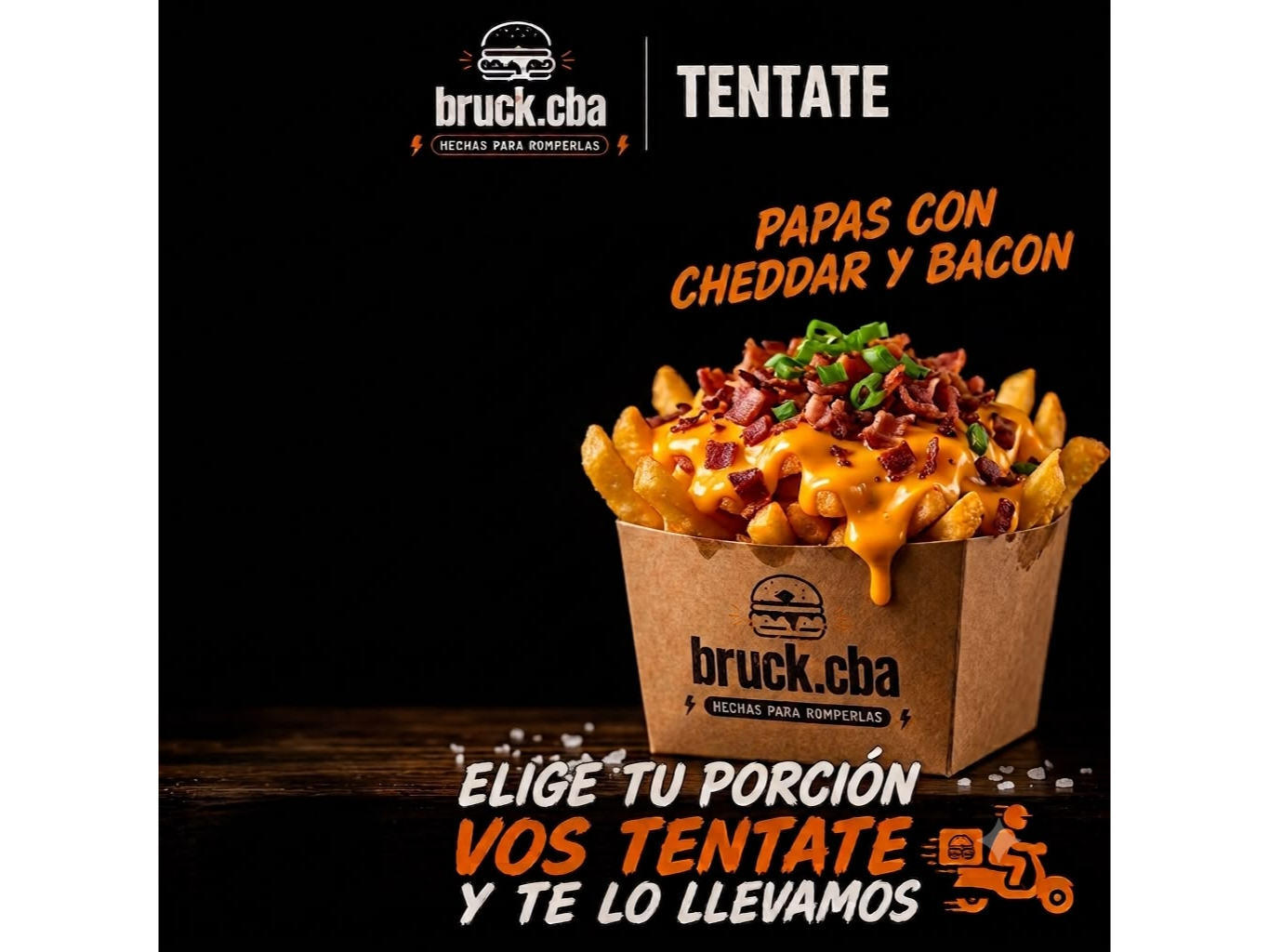 Papas cheddar