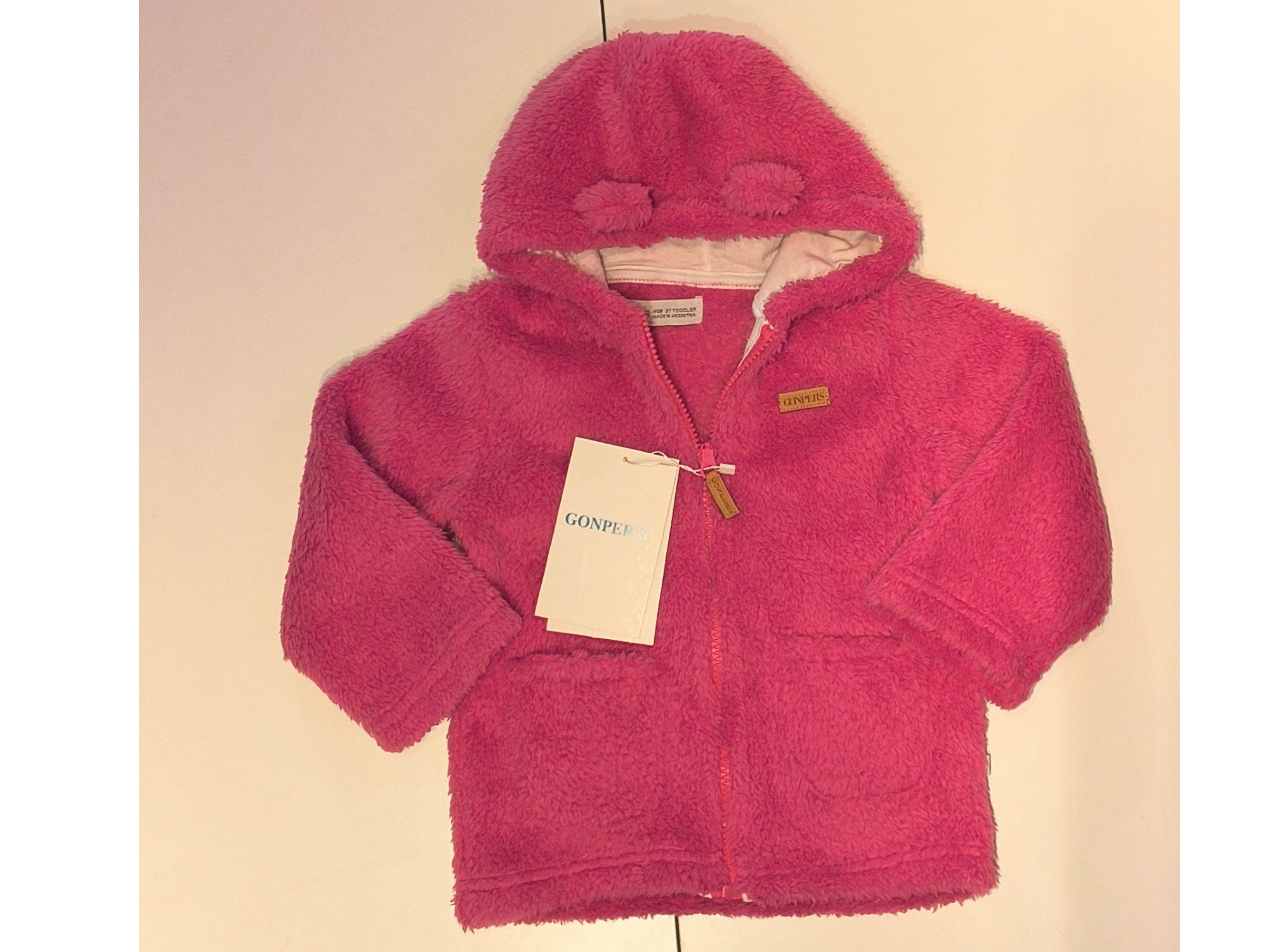 Campera corderito Teddy talle 18 meses