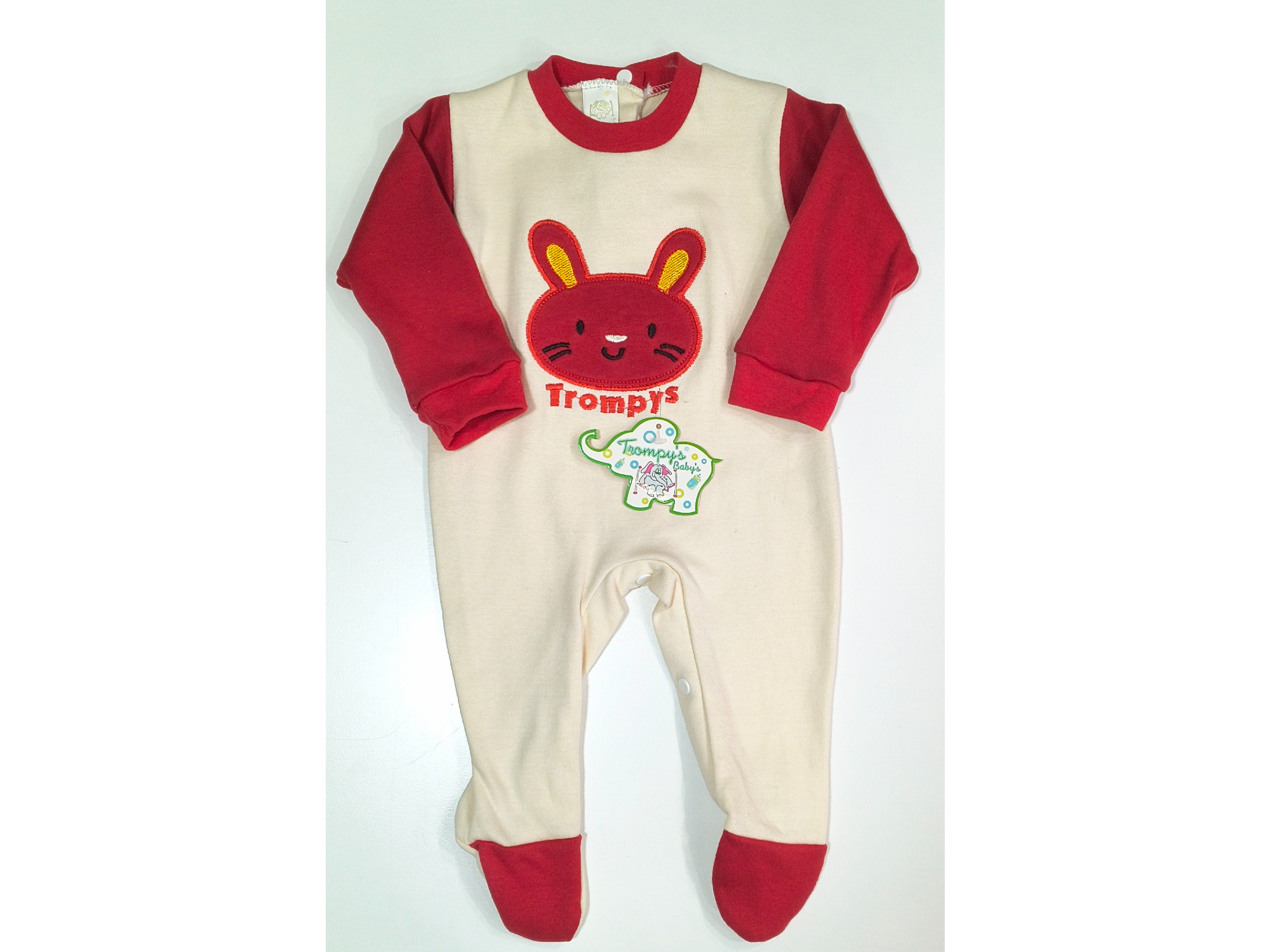 Pijama enterito rojo talle 2