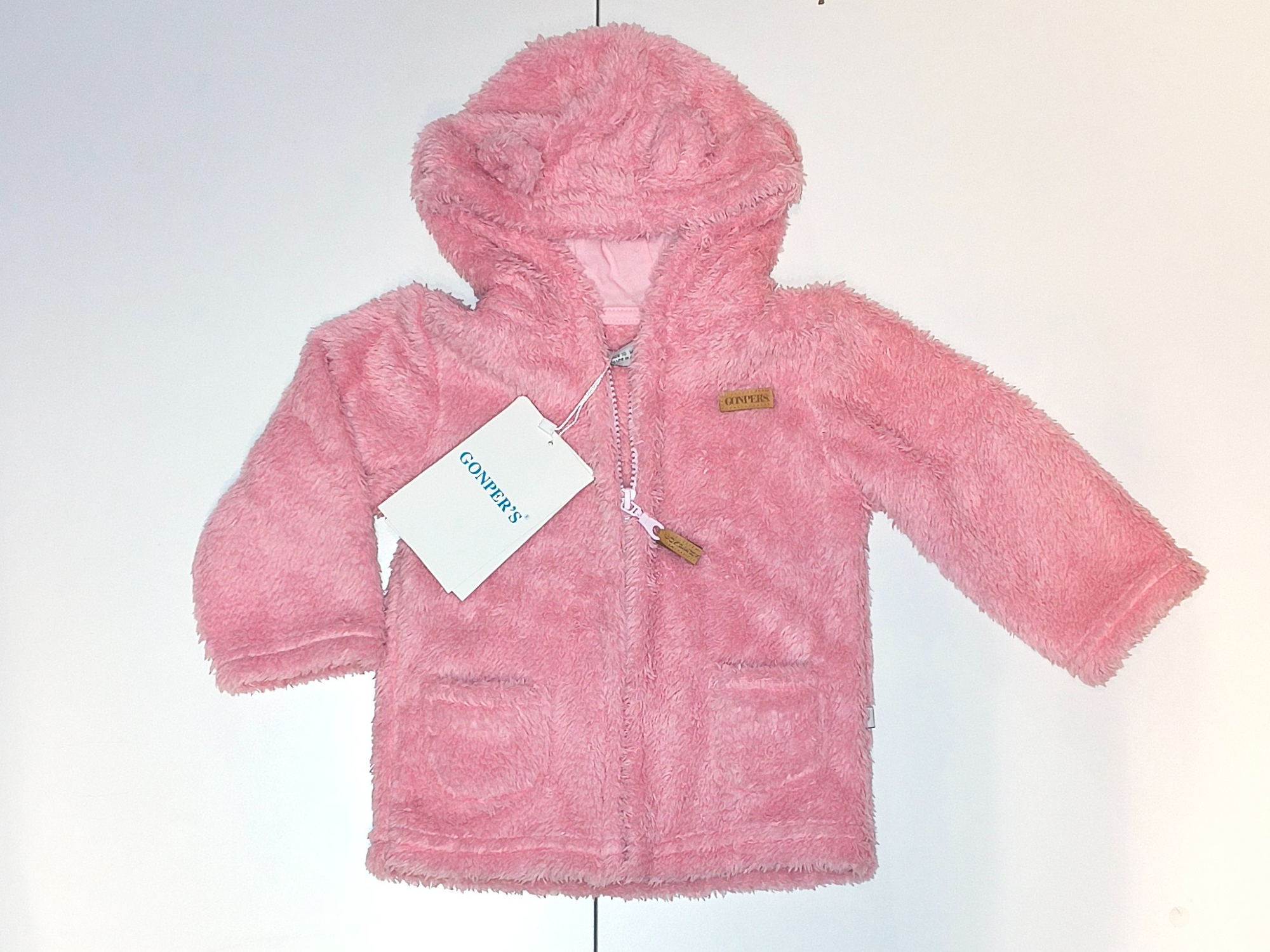 Campera Teddy rosa talle 24 meses
