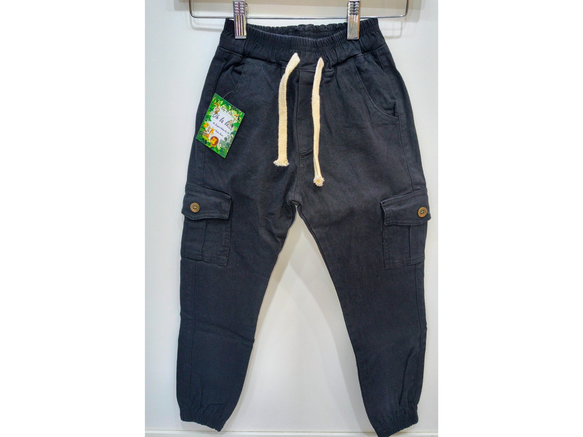 Pantalón cargo gabardina talle 6 y 8