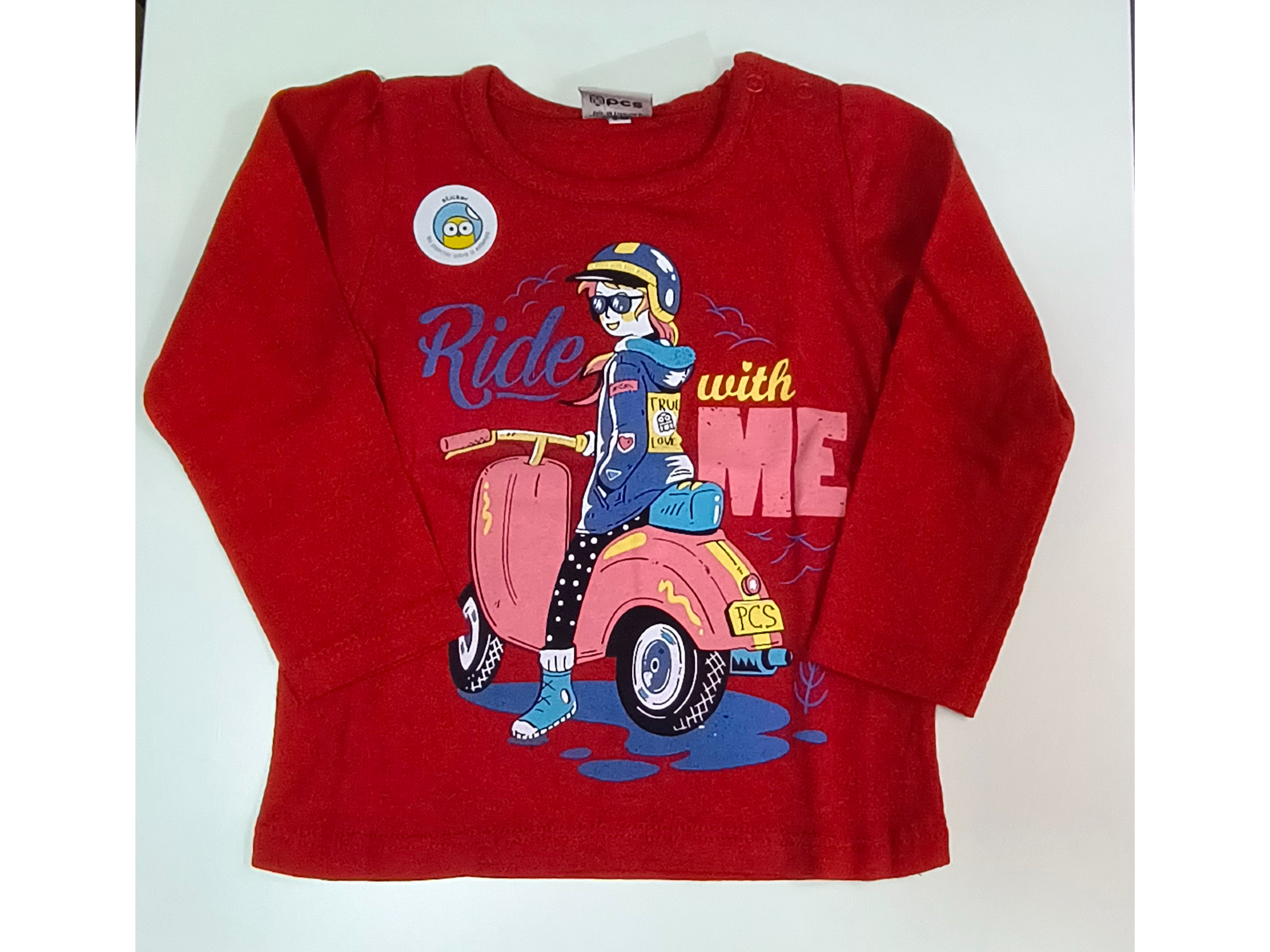 Remera vespa talle 18 meses