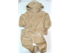 Conjunto de plush beige talle 6 meses