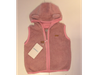 Chaleco corderito rosa, talle 24 meses