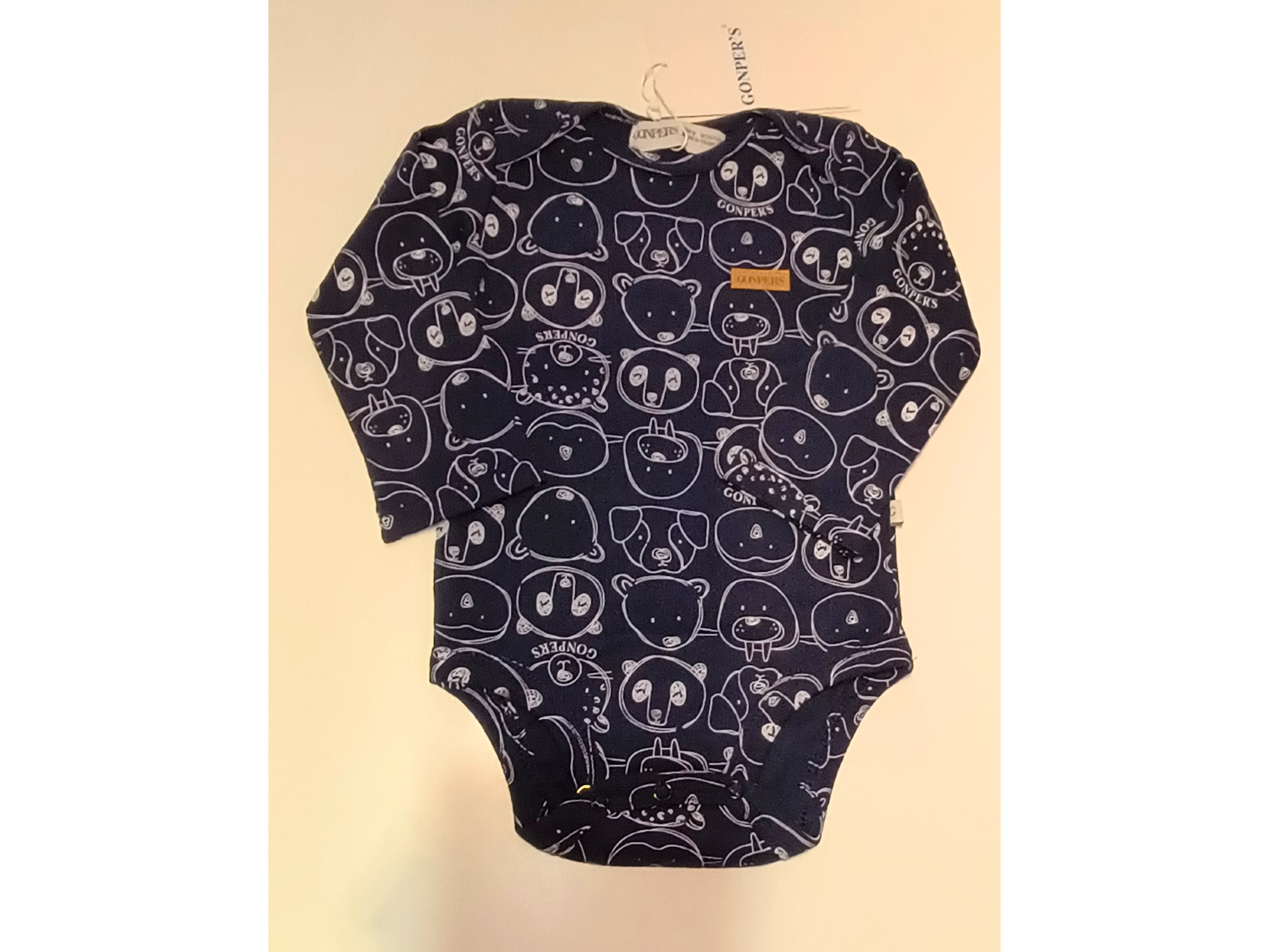 Body estampado azul 9 meses