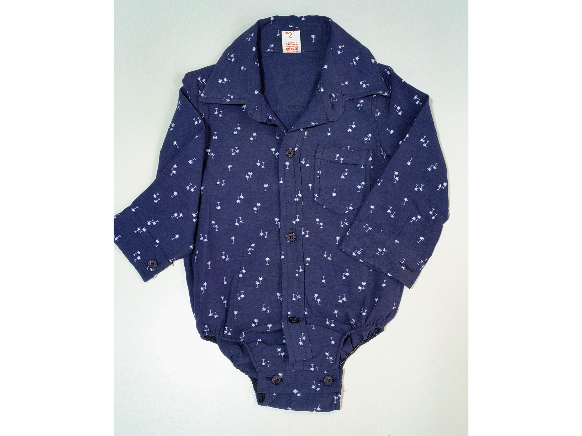 Body camisa talle 6 meses