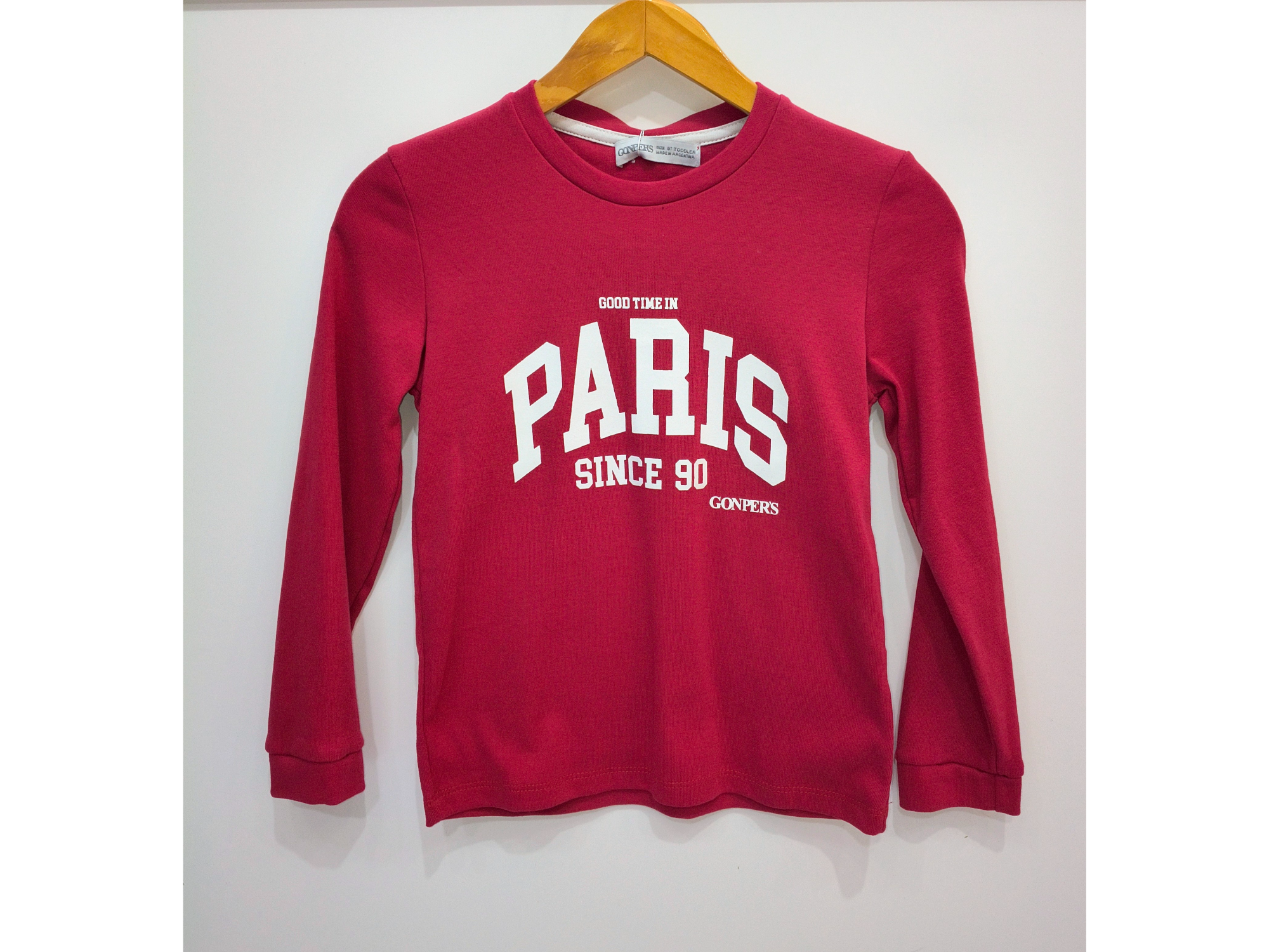 Remera algodón talle 8