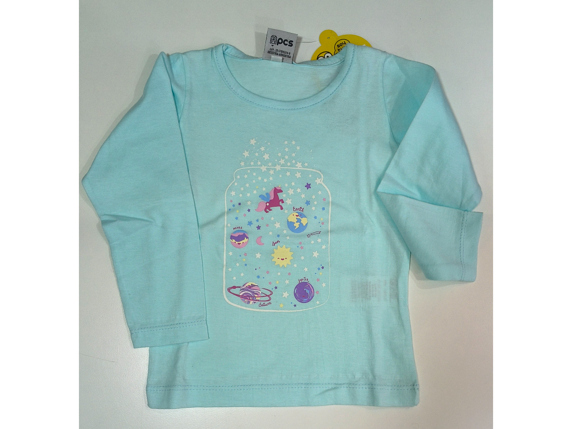 Remera space talle 2 años