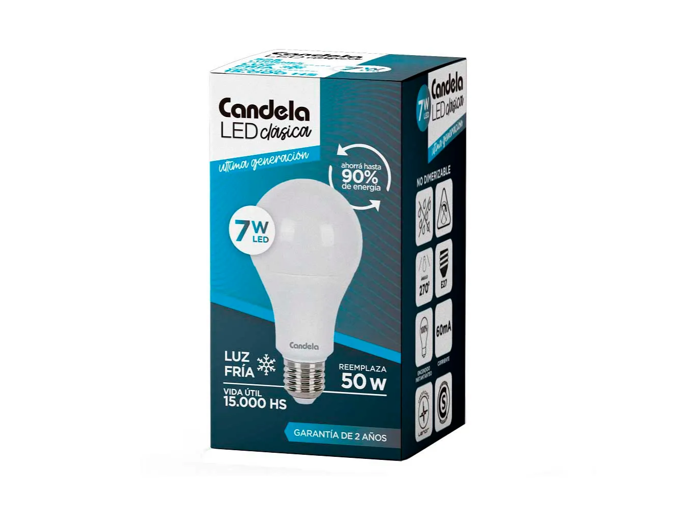 Lampara Candela 7W