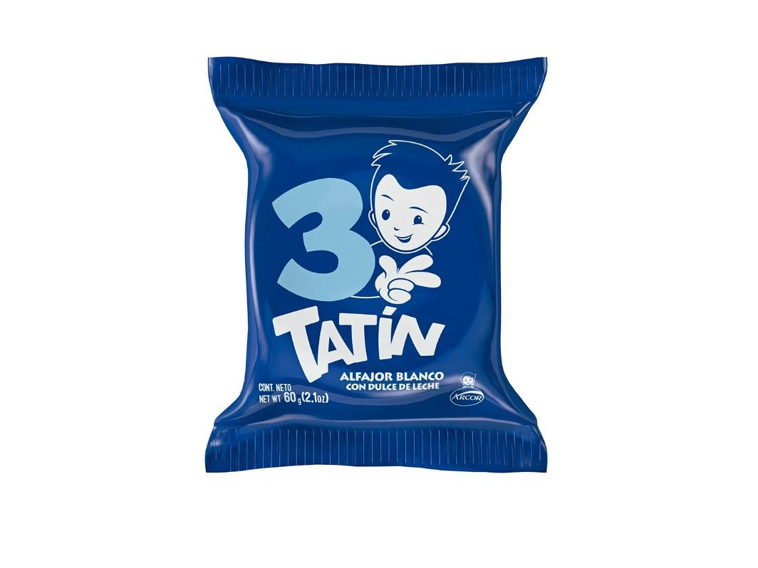 Alfajor Tatin Triple Blanco