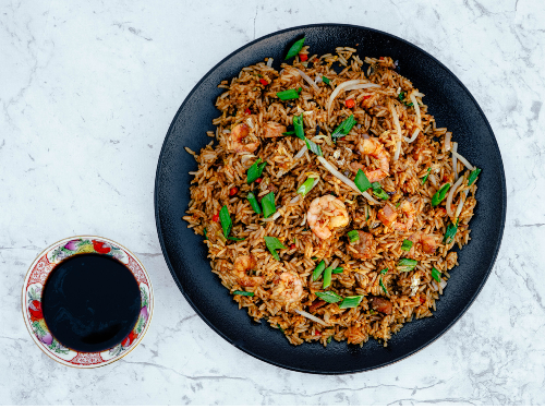 Arroz chino media ración de 500 Grs