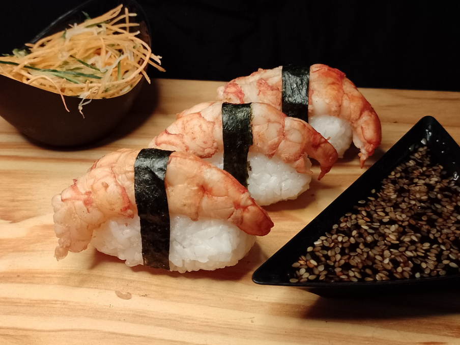 Niguiri Langostino x 6