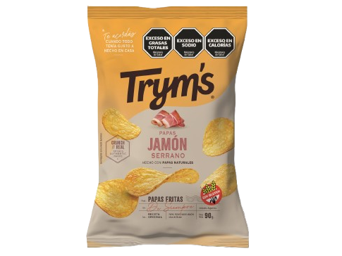 PAPAS FRITAS JAMÓN SERRANO X 90 g (Copia)