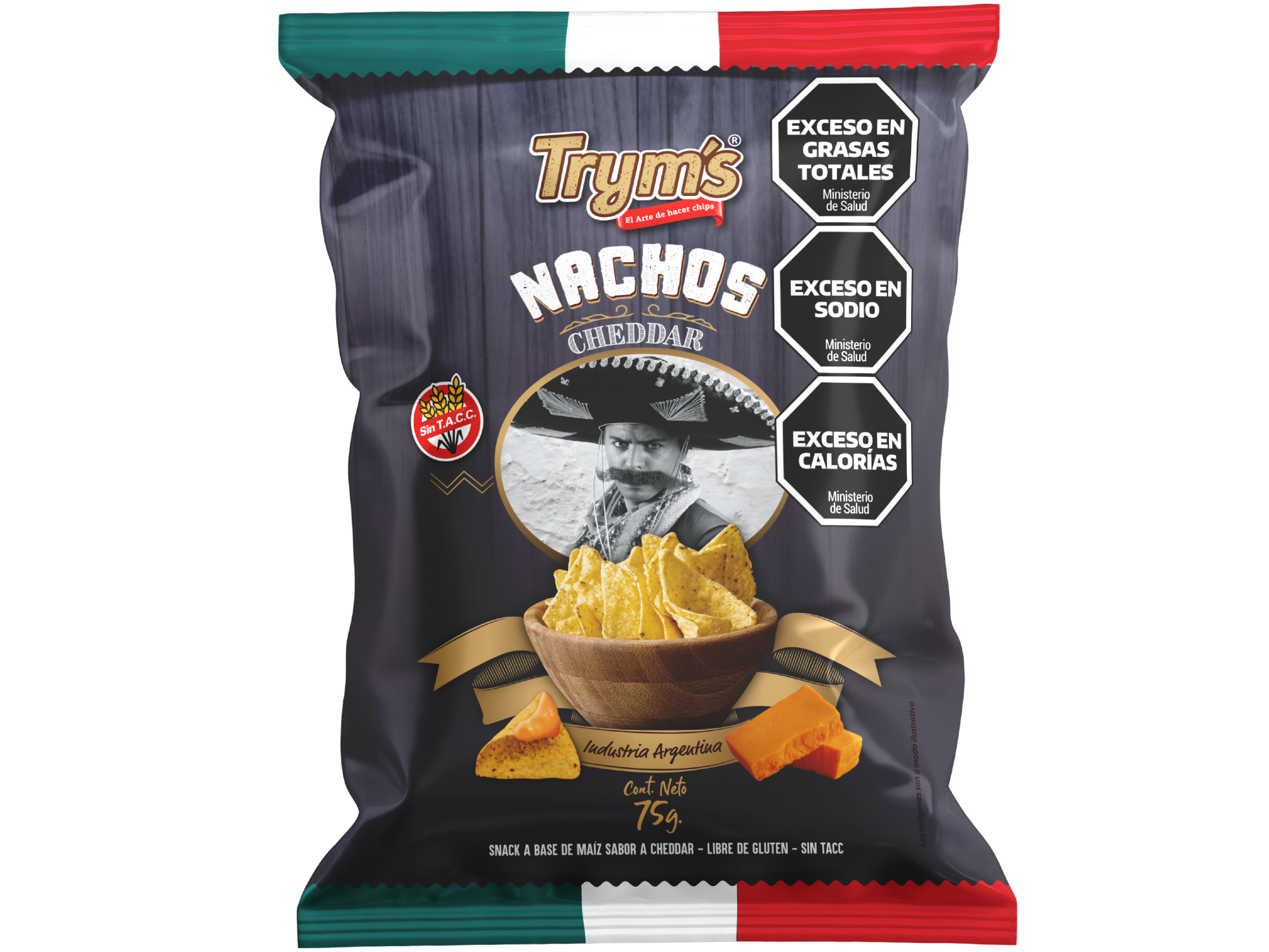 NACHOS CHEDDAR x 75 g