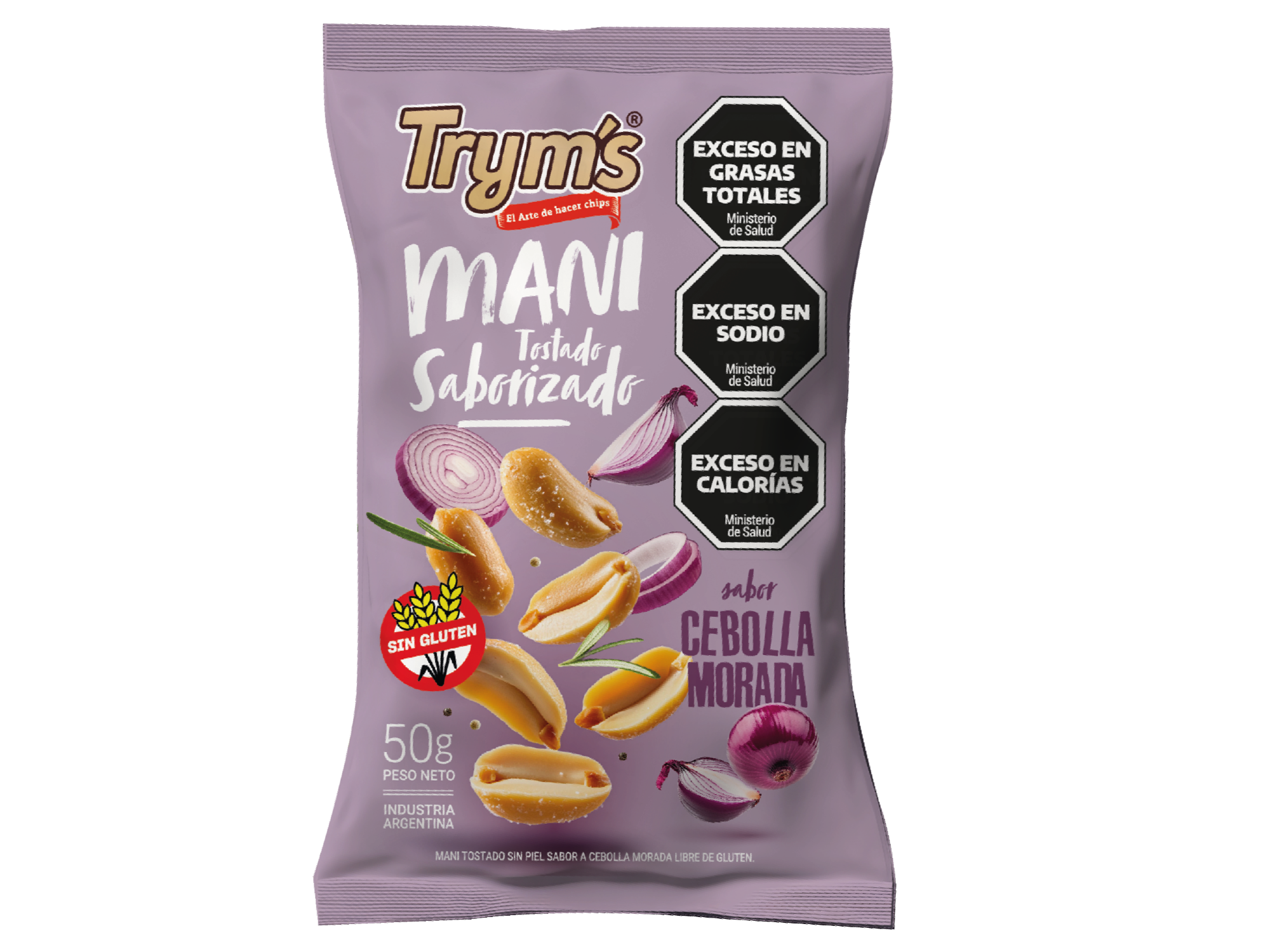 MANÍ CEBOLLA MORADA x 50 g