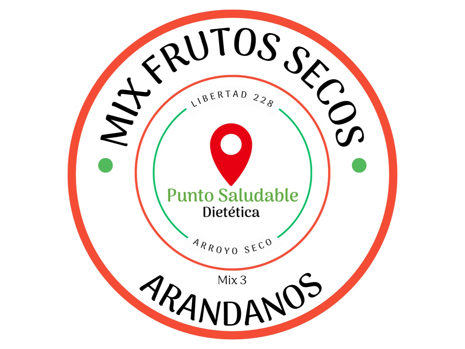 Mix Frutos Secos N3 x 200 grs