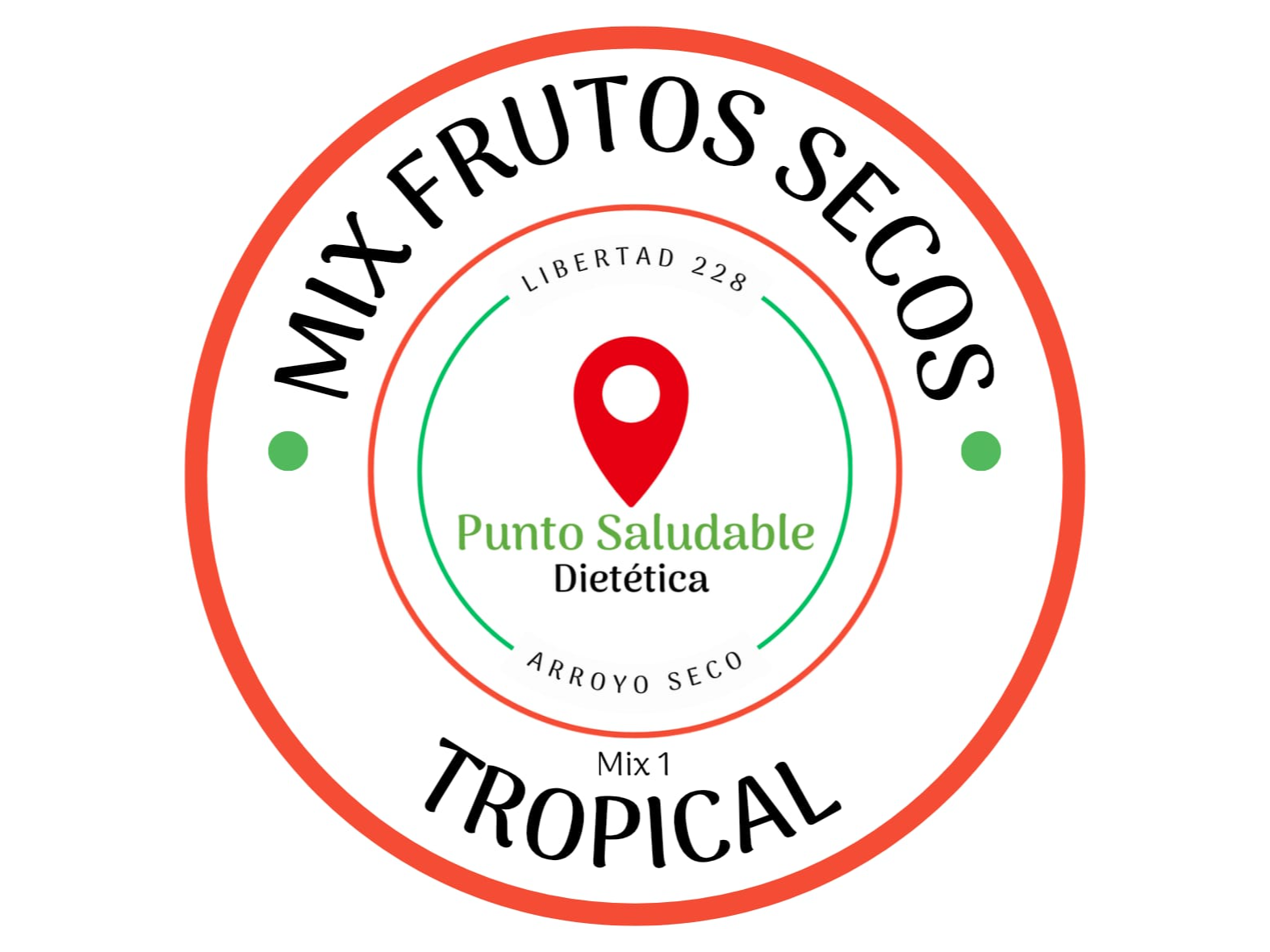 Mix Frutos Secos N1 x 200 grs