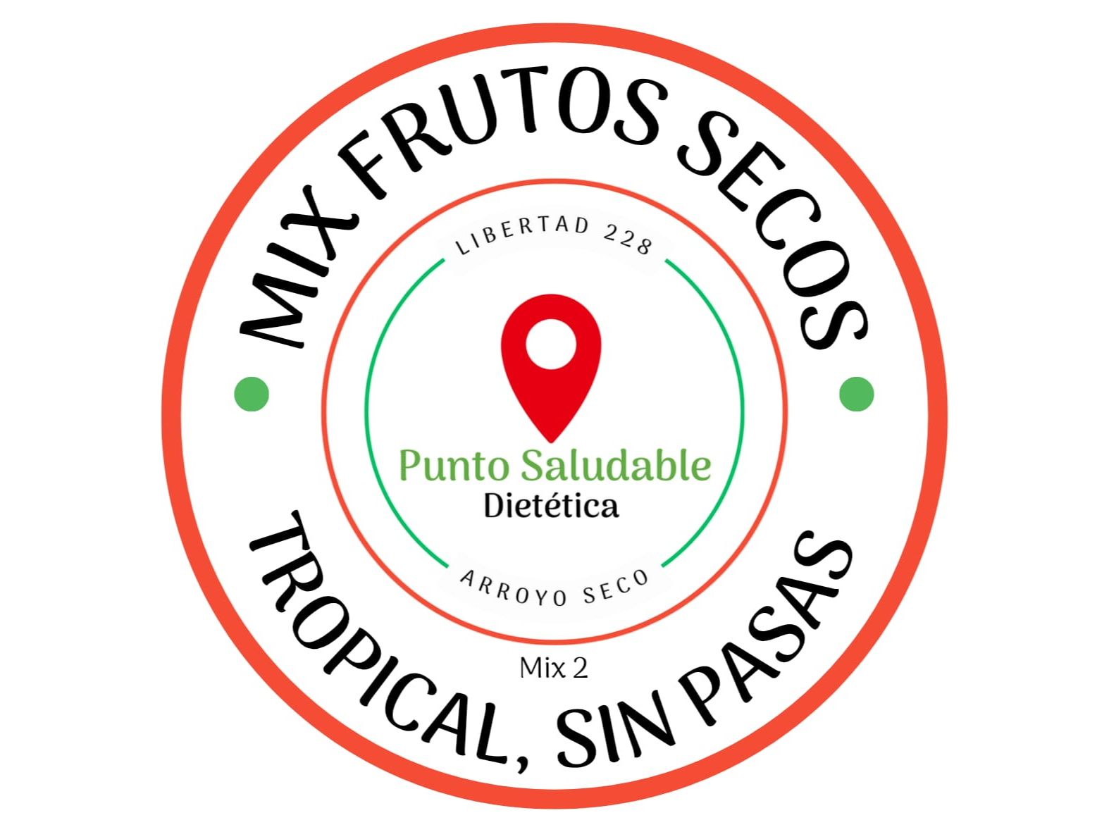 Mix Frutos Secos N2 x 200 grs