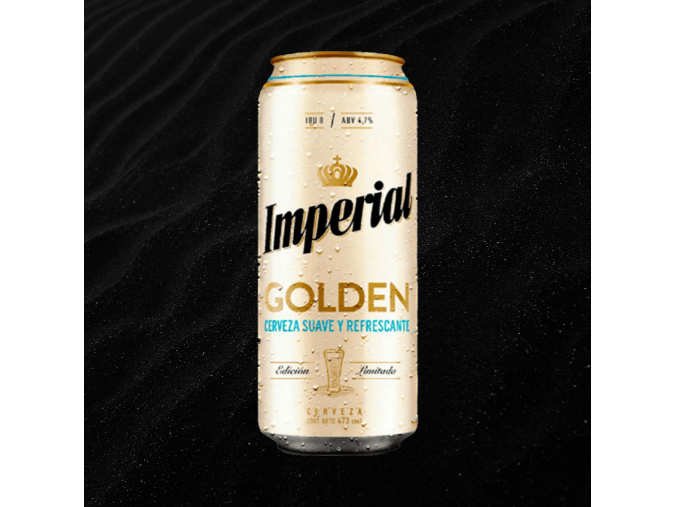 Lata imperial Golden 473 cm3