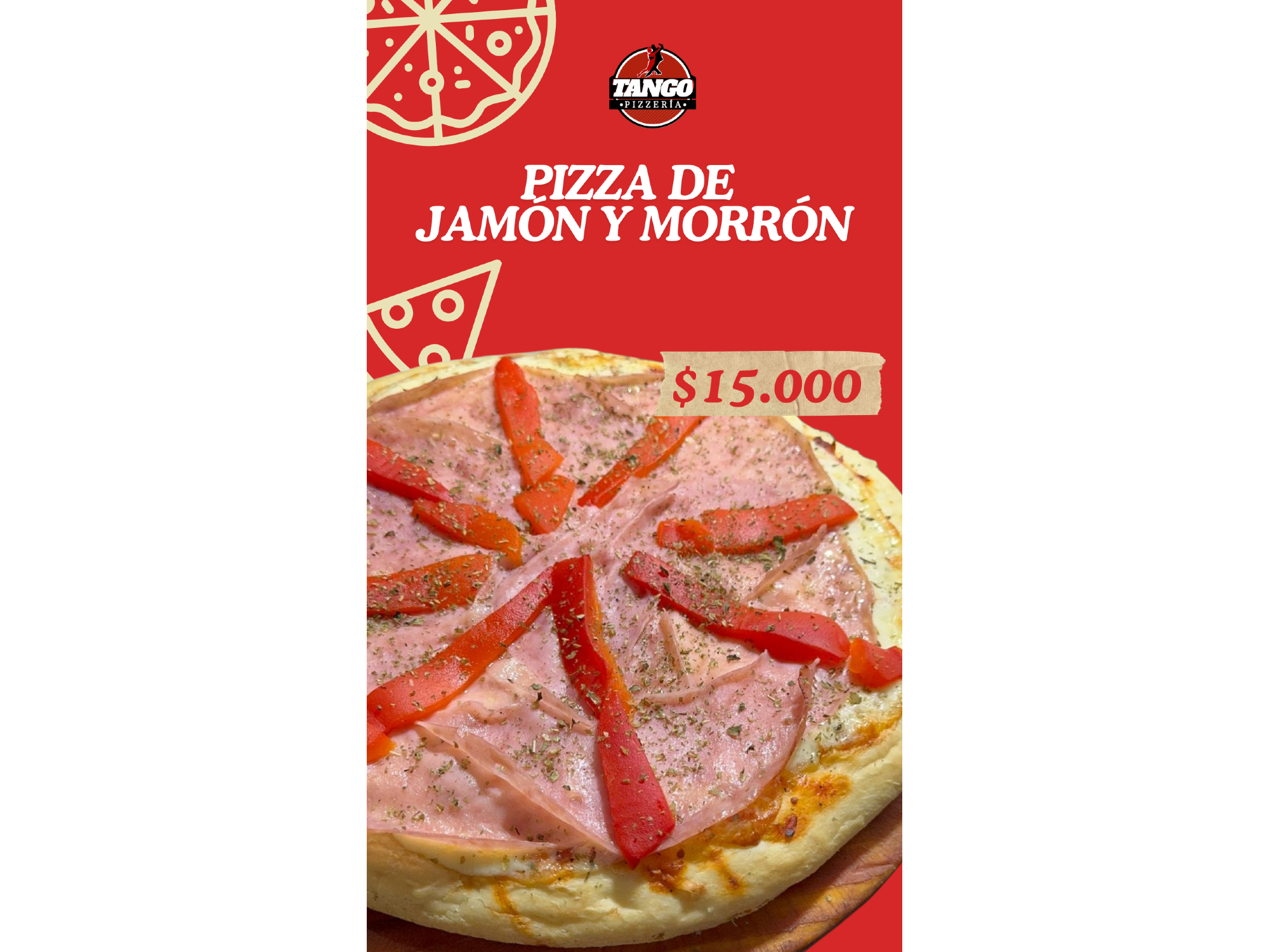 Jamón y morron