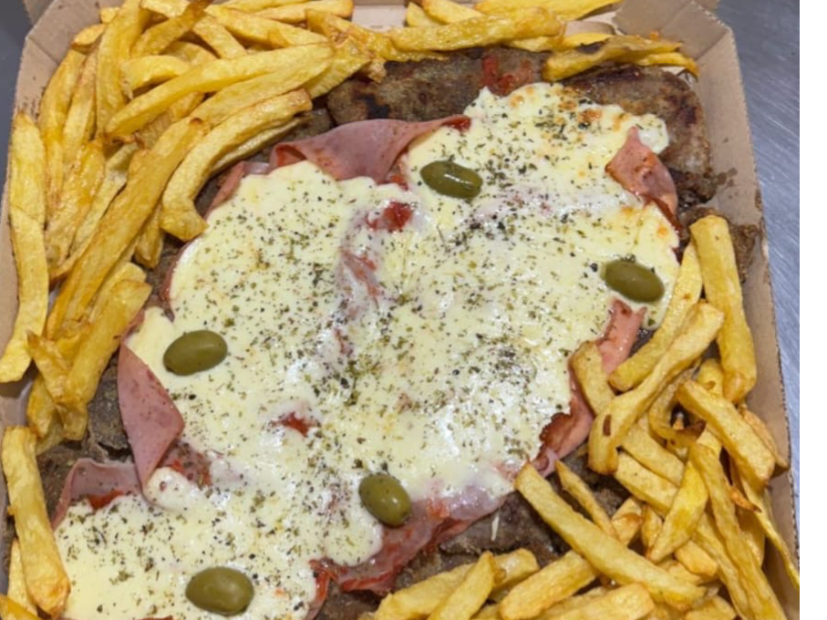 Milanesa a la pizza!