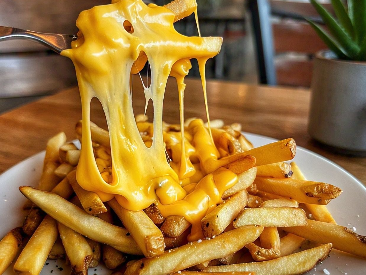PORCION DE PAPAS CON CHEDDAR