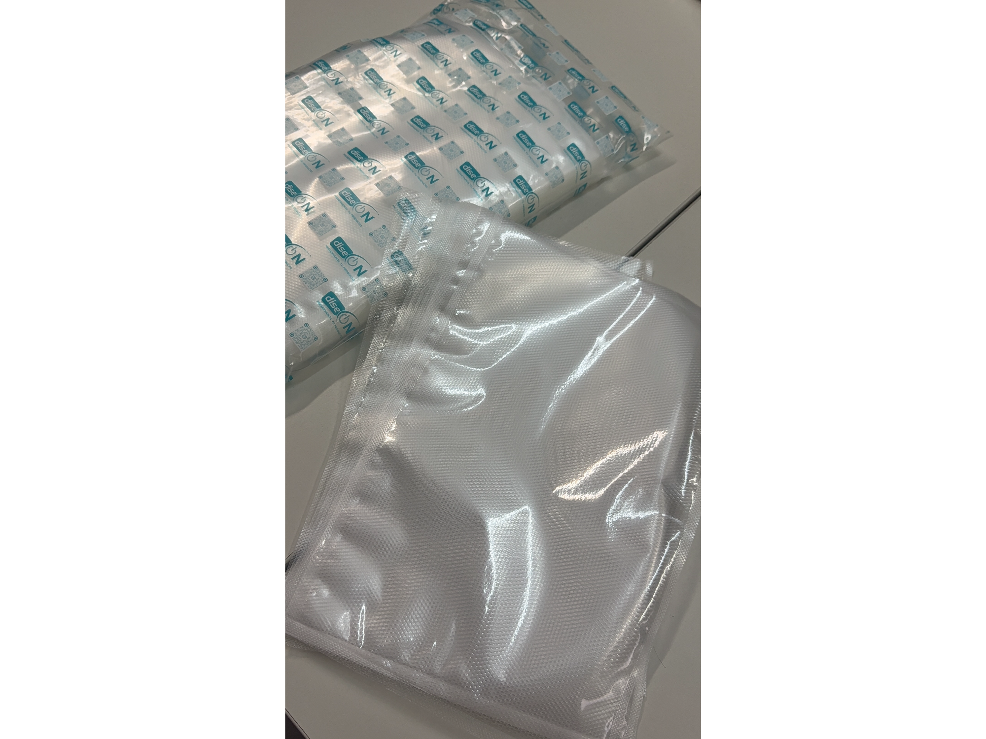 Bolsas Gofradas - Apto Cocción/esterilización 25 x 40 en 90 micrones (x 100 un.) CRISTAL