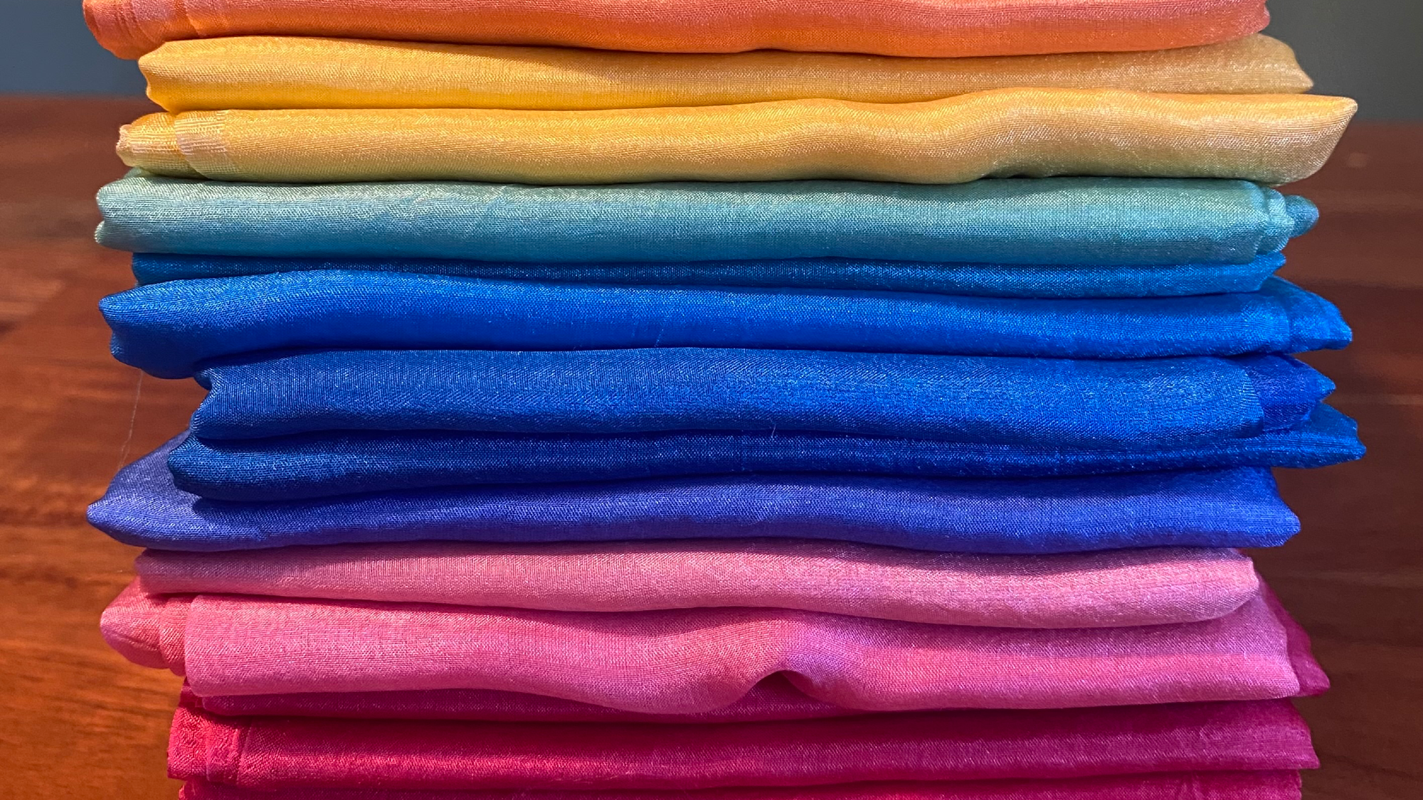 Seda de color de 0,45 x 0,45 cm