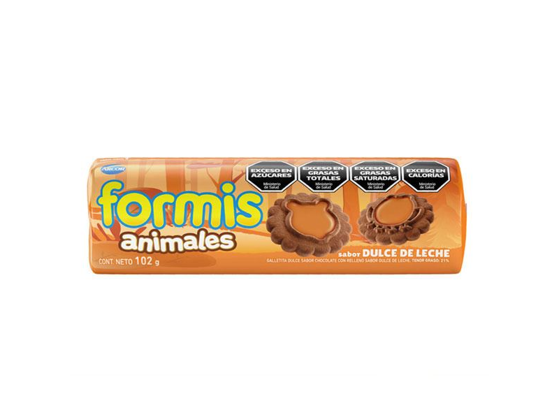 FORMIS CHOCOLATE CON DULCE DE LECHE x102G