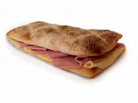 CIABATTA JAMON COCIDO Y QUESO