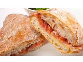 CIABATTA JAMON CRUDO Y QUESO