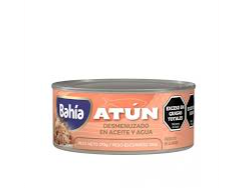 ATUN DESMENUZADO EN ACEITE Y AGUA BAHIA x 170g
