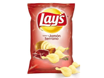 PAPAS FRITAS LAYS JAMON SERRANO x 122gr