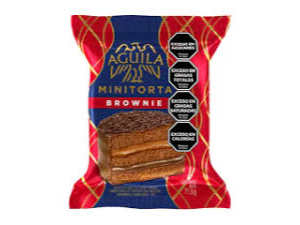 AGUILA MINI TORTA BROWNIE NEGRO