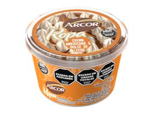 KOPA CREMA AMERICANA Y DULCE DE LECHE