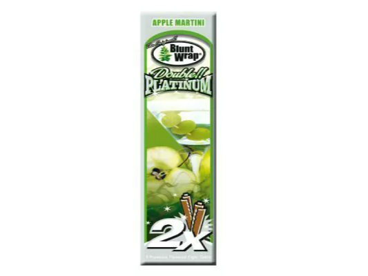 BLUNT WRAP APPLE MARTINI  x2