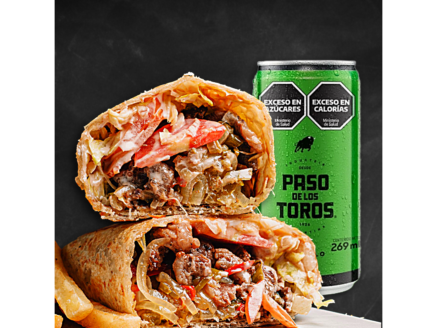 Wrap a elección + Paso de los Toros 269 cc