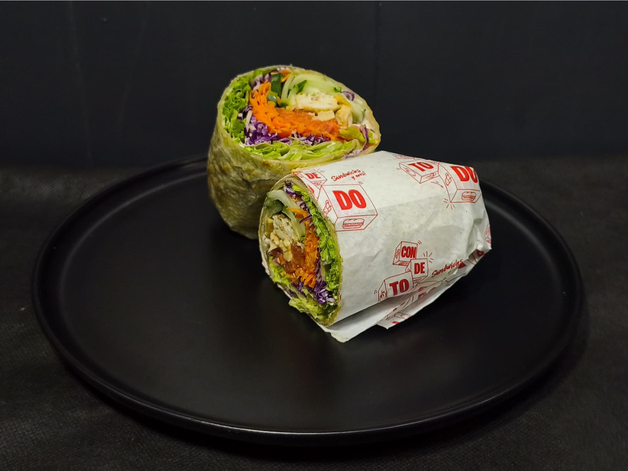 Wrap Frio (De Tiras De Pollo O Jamon Cocido)