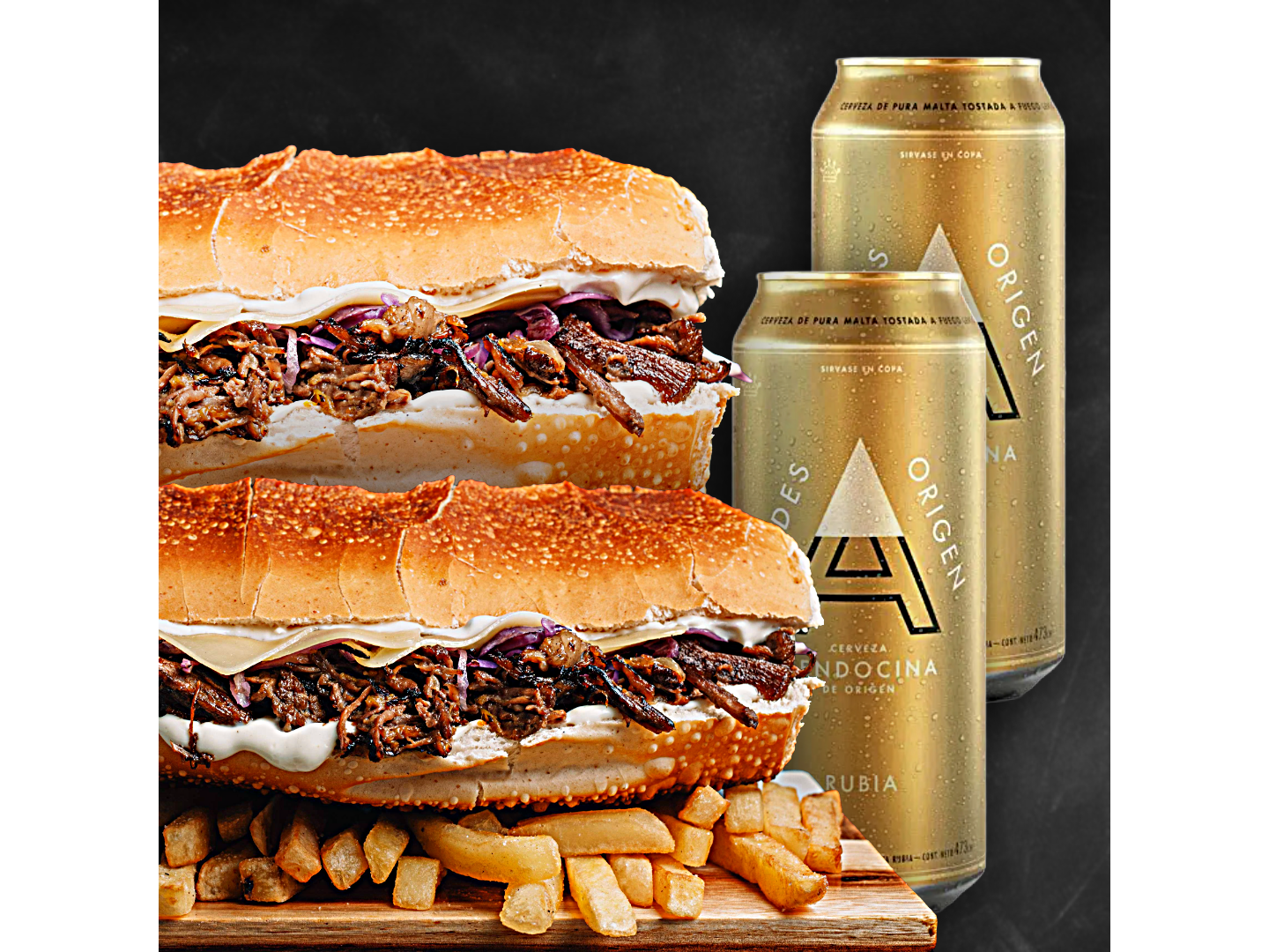 2 Braseados +  2 Andes x 473 cc