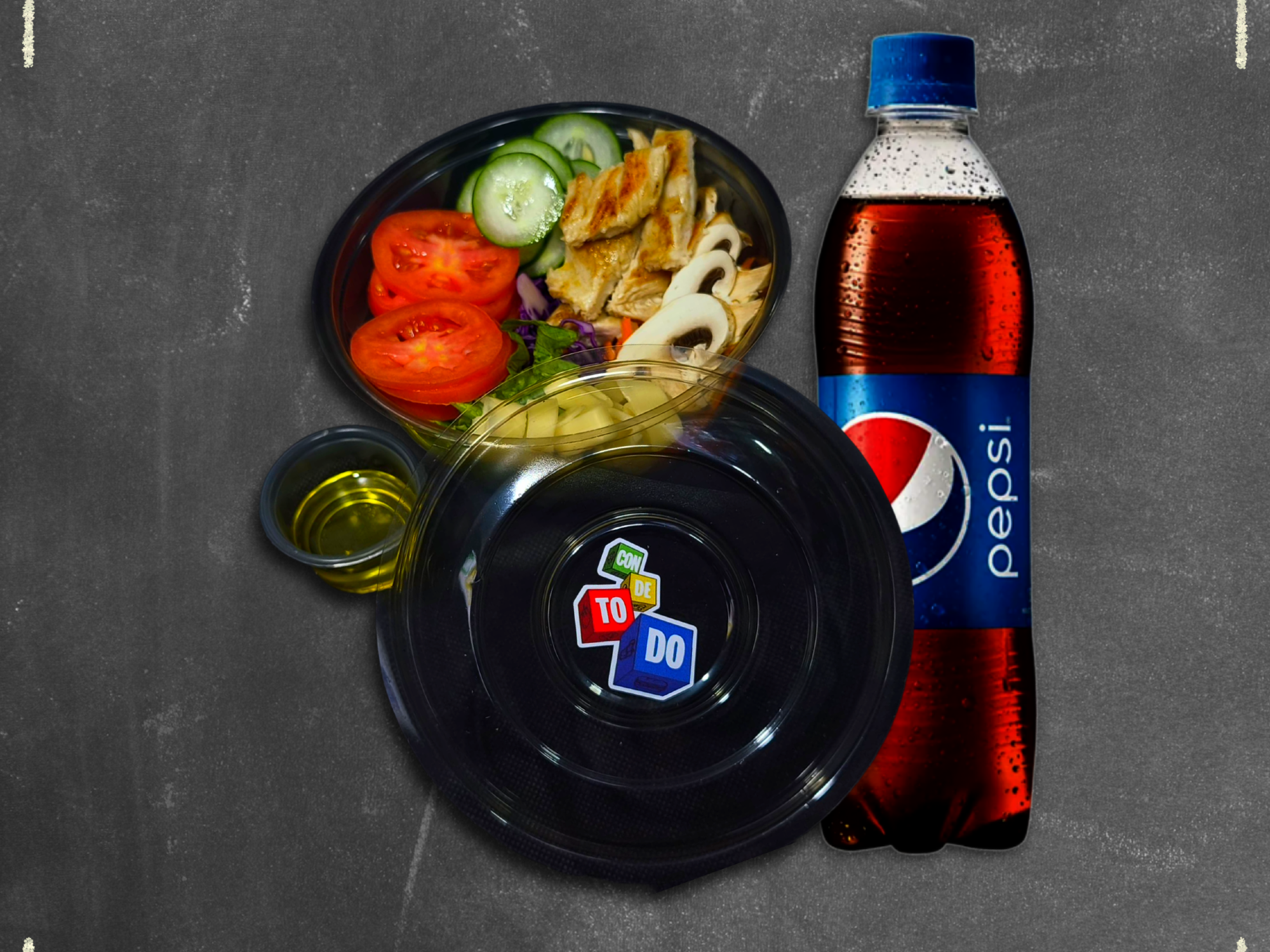 Ensalada + Pepsi