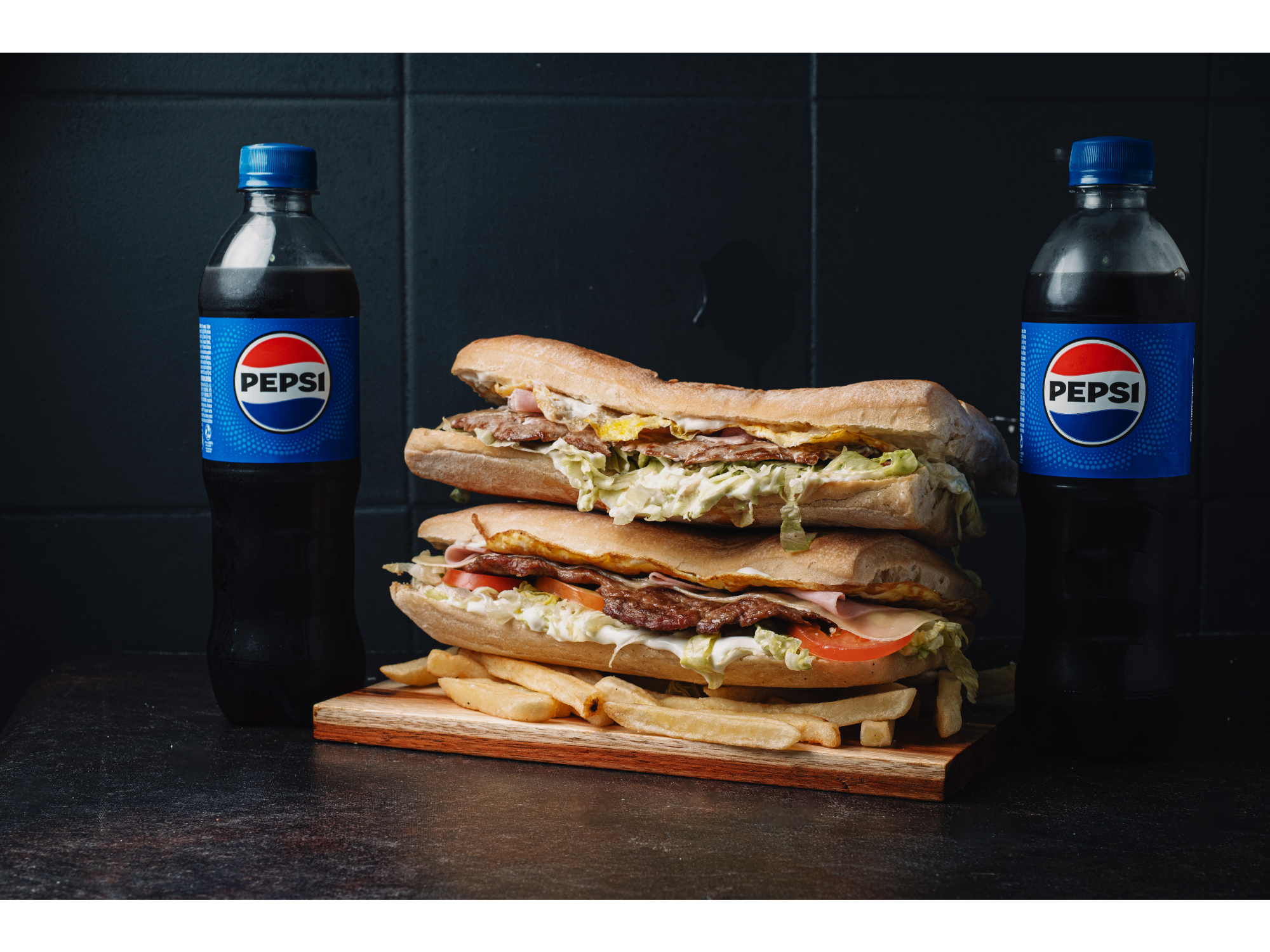 Combo Lomitos + Pepsi.
