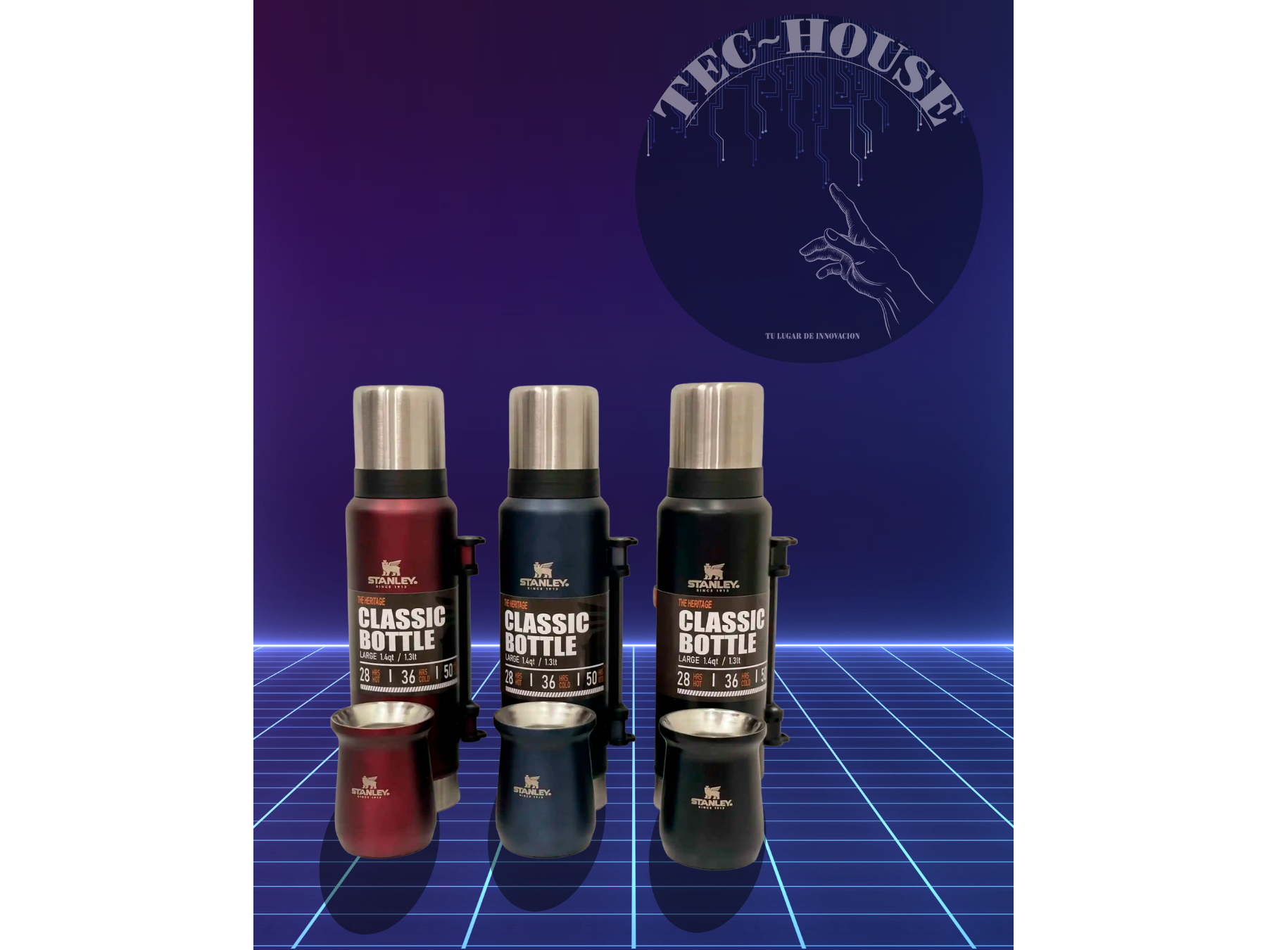 Termo 1200 ml estilo Stanley