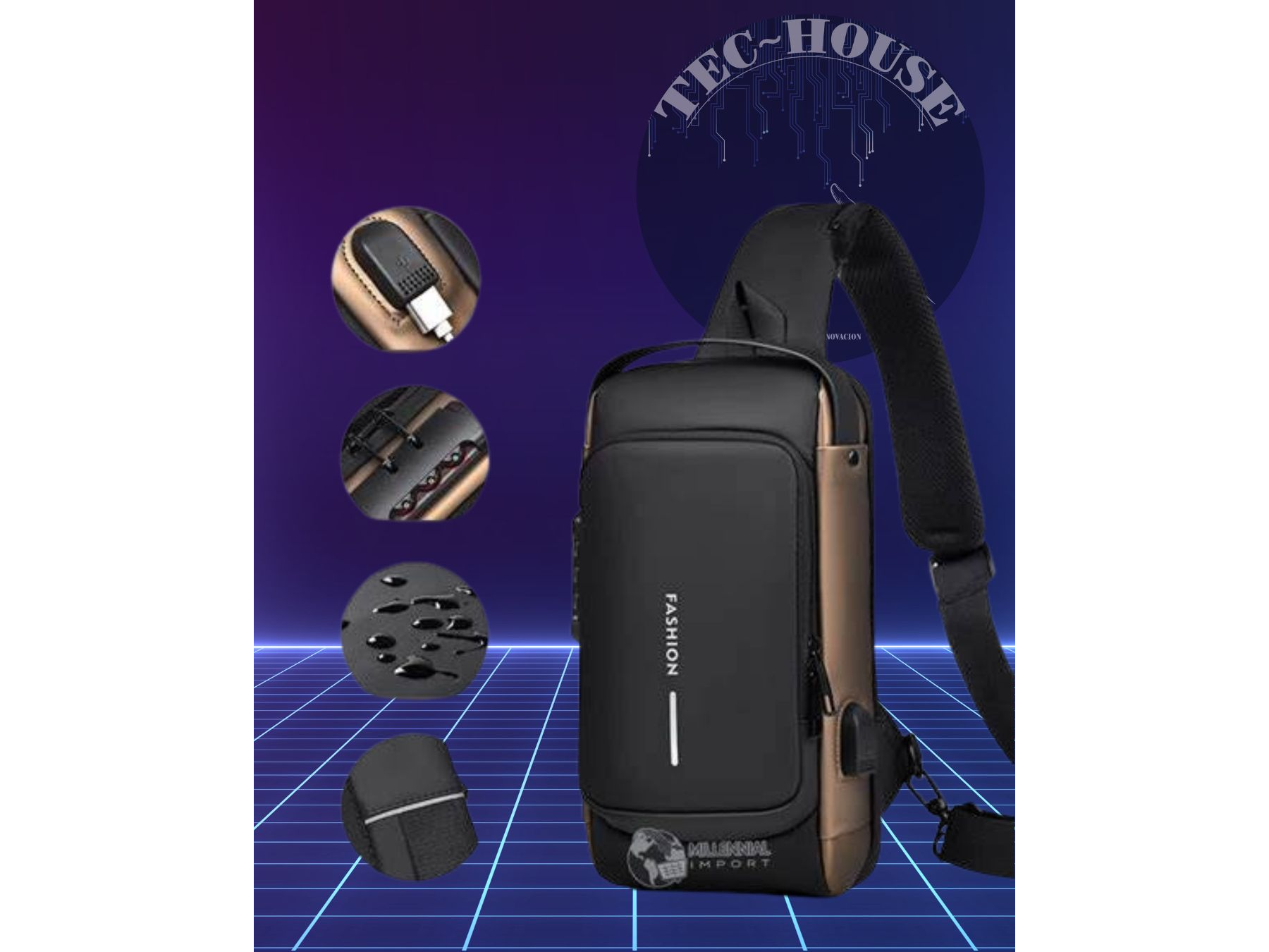 Morral Antirobo Impermeable