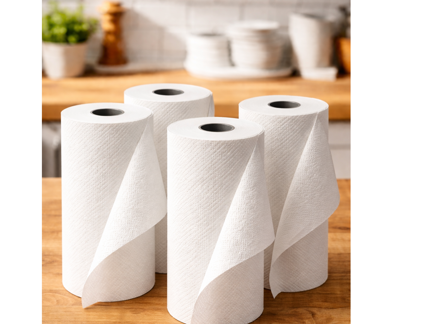 TOALLA EN ROLLO X 4 X 200MTS BLANCO