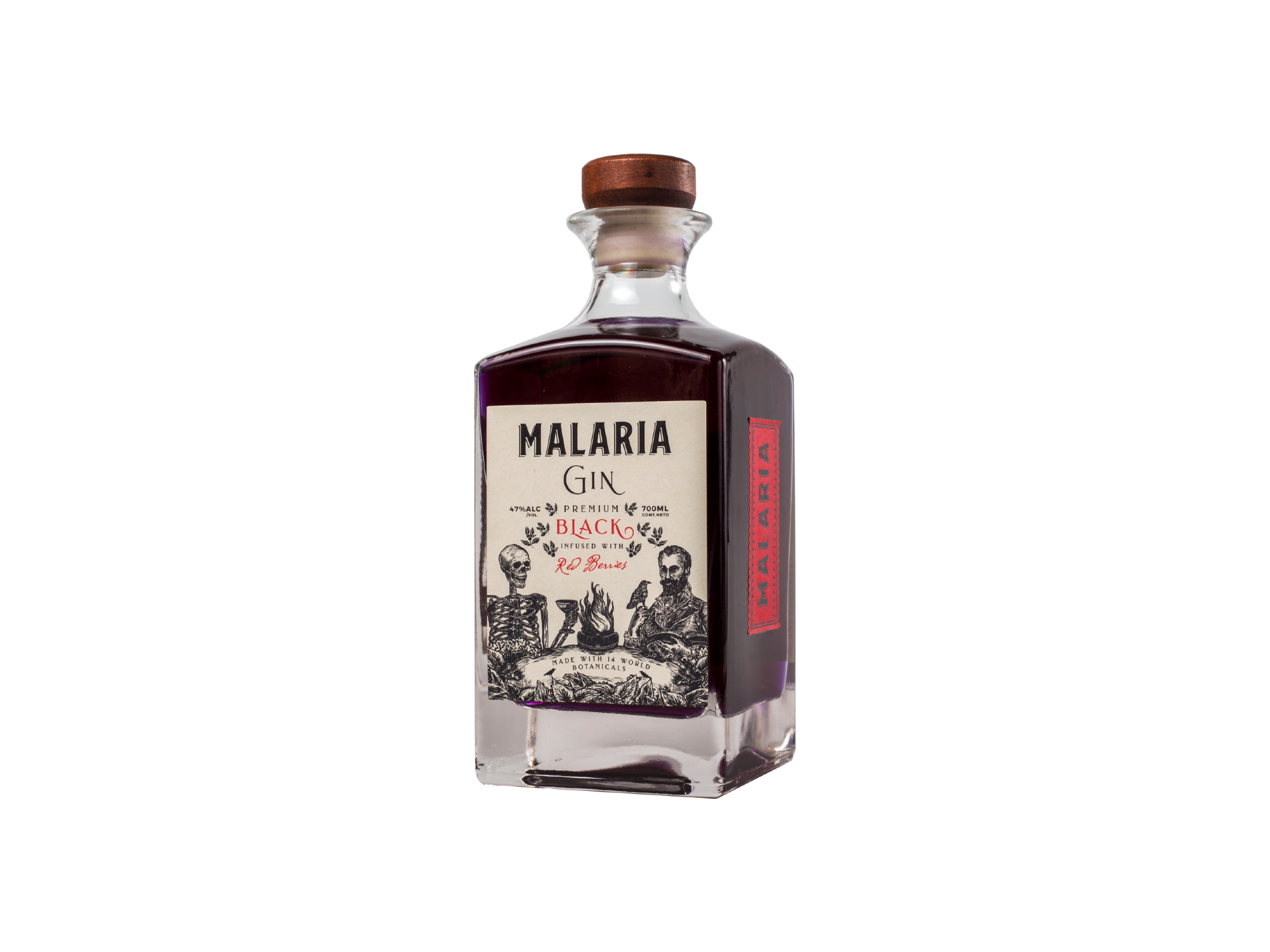 Malaria Black Gin 700cc