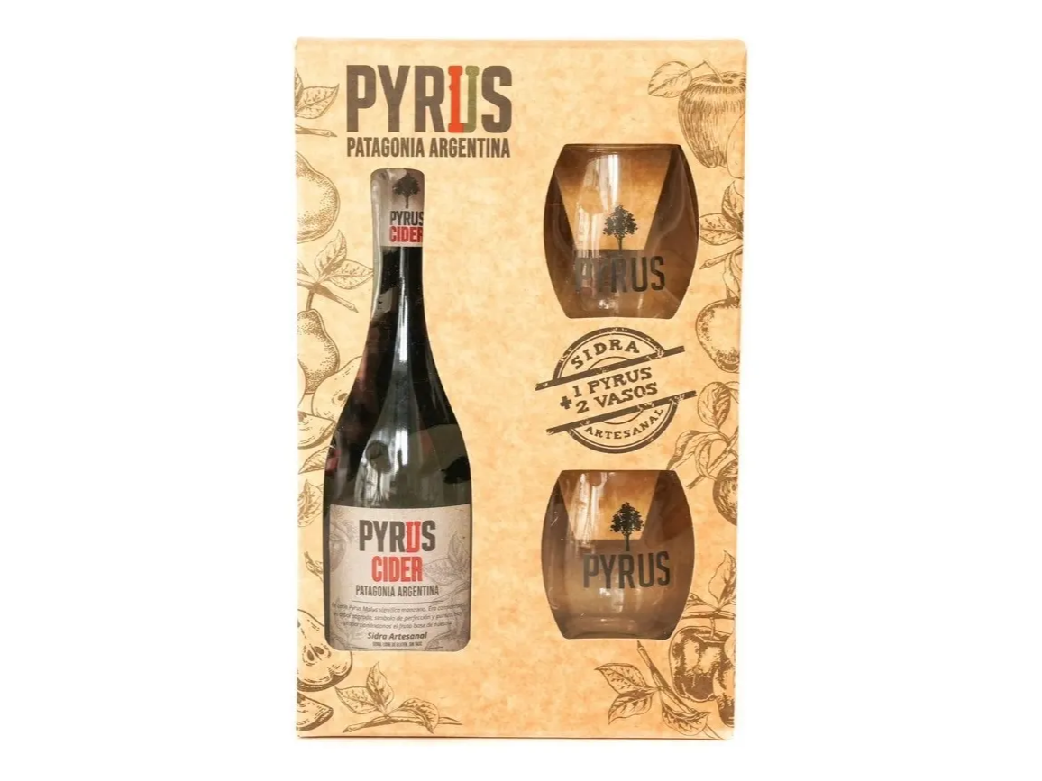 Estuche Sidra Cider/Peer + 2 Vasos