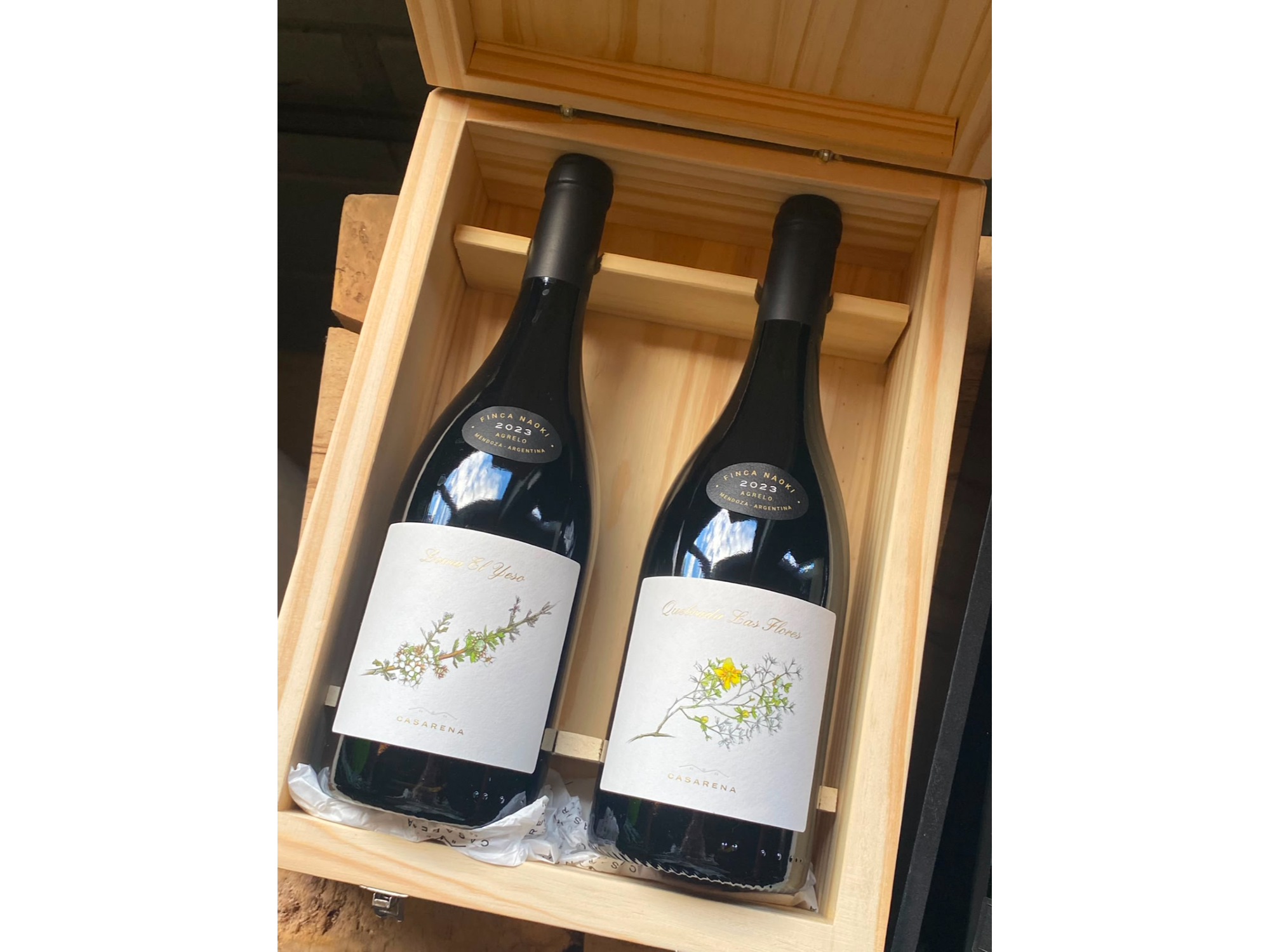 Casarena Mix Naoki Cab. Franc y Malbec + Estuche Madera