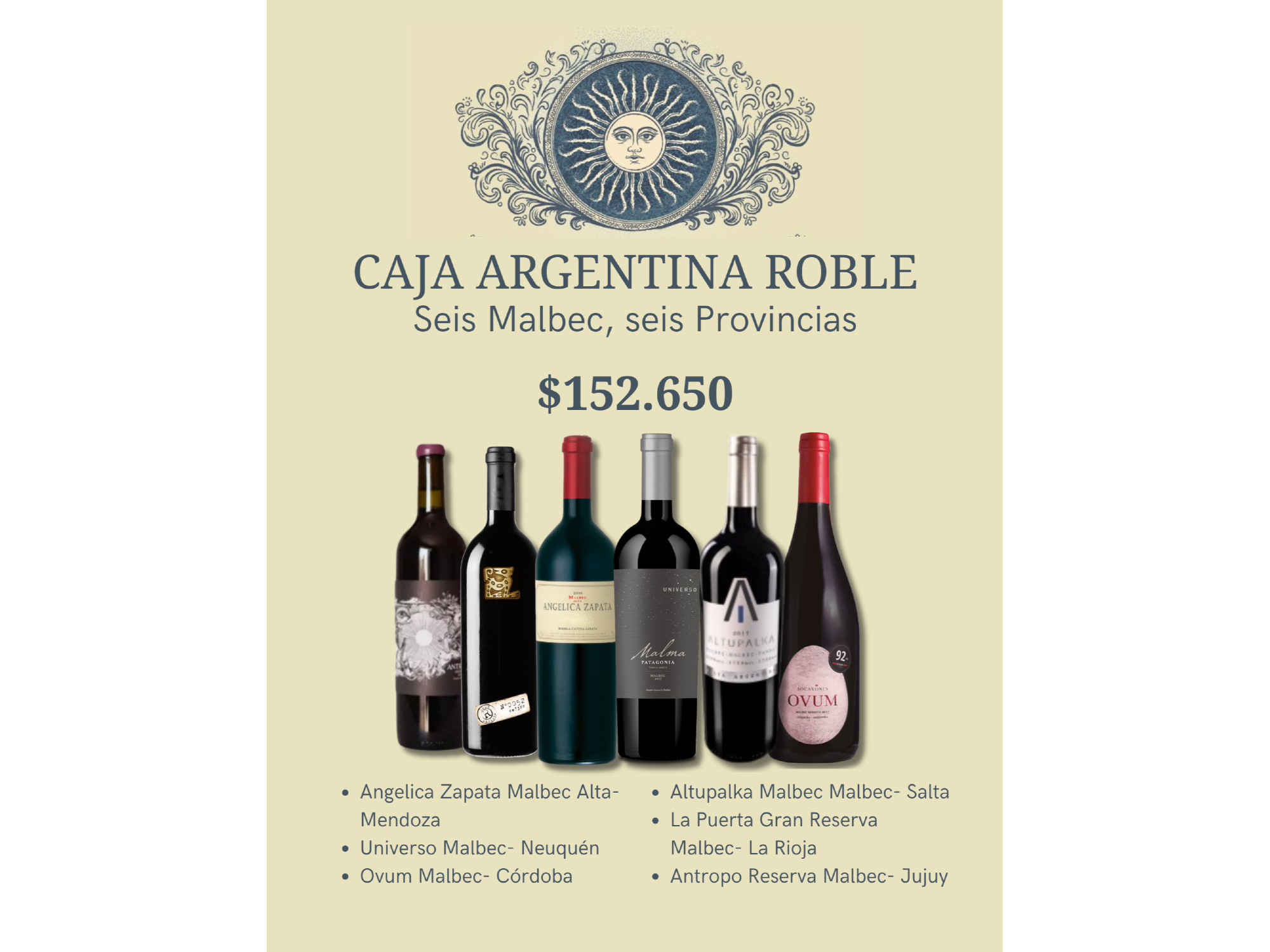 Caja Argentina Roble