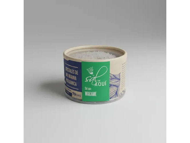 Cristales de Sal Marina Wakame 70g
