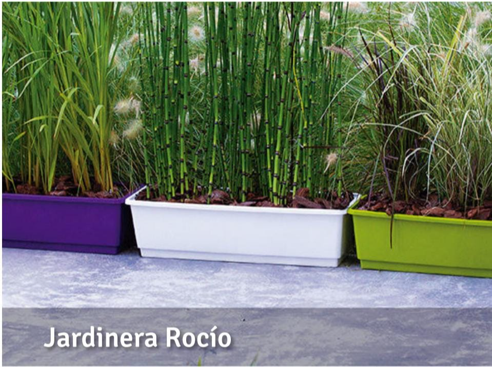 Macetas Plásticas Jardinera Rocio